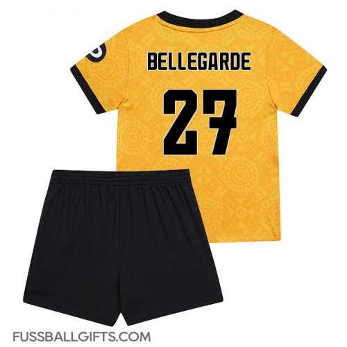 Wolves Jean-Ricner Bellegarde #27 Fußballbekleidung Heimtrikot Kinder 2025-26 Kurzarm (+ kurze hosen)